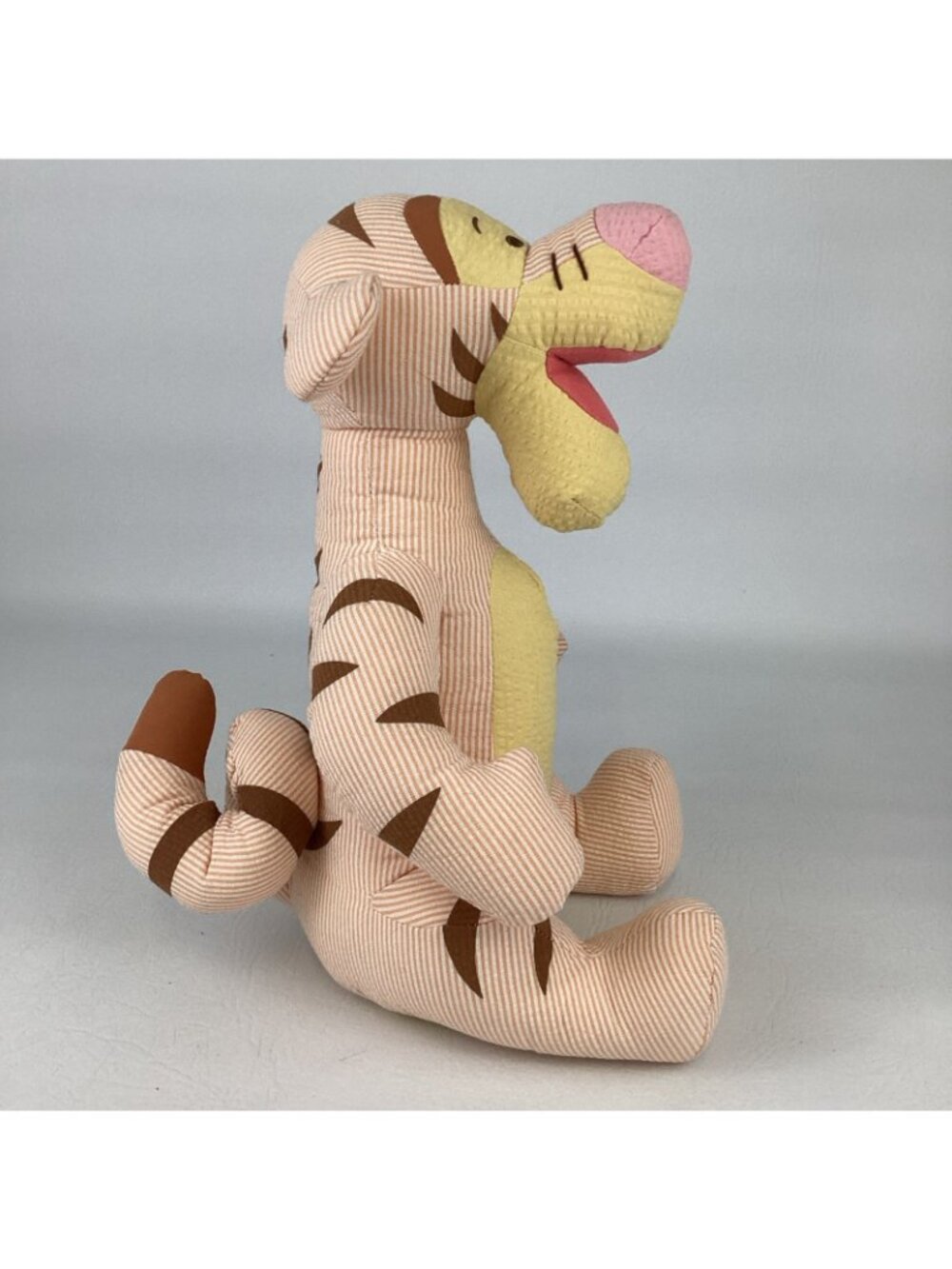 Disney Store Winnie Pooh Friends Seersucker Tigger 13" Plush Stuffed Animal Toy - Picture 6 of 7